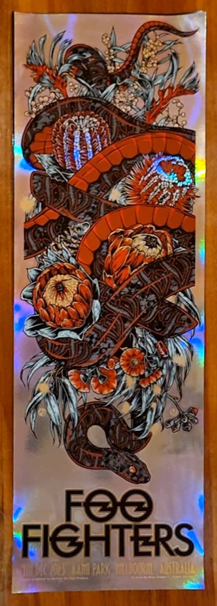 Coop シルクスクリーンポスター　FOO FIGHTERS Coop シルクスクリーンポスター FOO FIGHTERS Foo Fighters